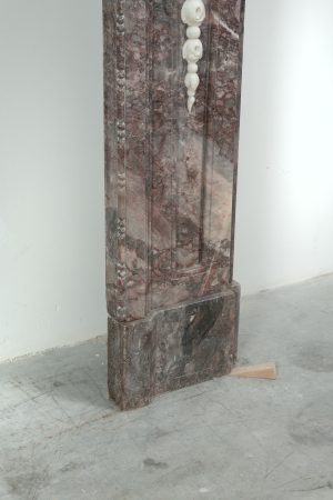 Antique Rams Head Fireplace