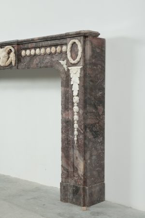 Antique Rams Head Fireplace