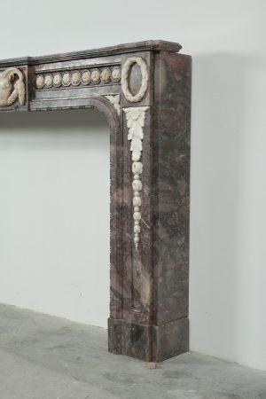 Antique Rams Head Fireplace