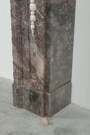 Antique Rams Head Fireplace