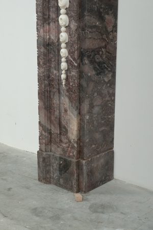 Antique Rams Head Fireplace