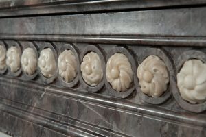 Antique Rams Head Fireplace