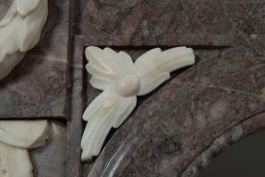 Antique Rams Head Fireplace