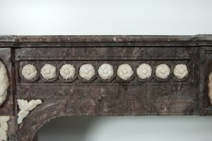 Antique Rams Head Fireplace