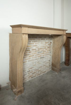 Tall, Elegant Antique Fireplace Mantel