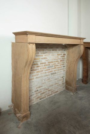 Tall, Elegant Antique Fireplace Mantel