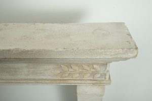 Antique Limestone Fireplace Mantel