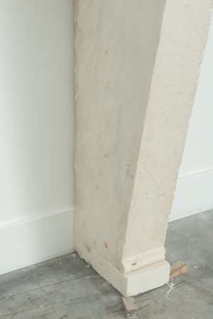 Antique Limestone Fireplace Mantel