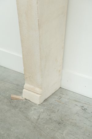 Antique Limestone Fireplace Mantel