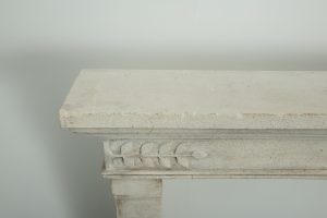 Antique Limestone Fireplace Mantel