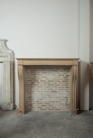 Tall, Elegant Antique Fireplace Mantel