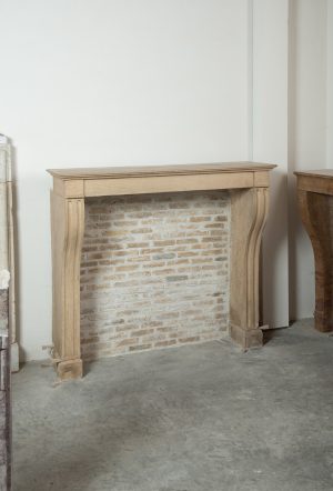 Tall, Elegant Antique Fireplace Mantel