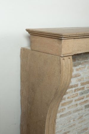 Tall, Elegant Antique Fireplace Mantel