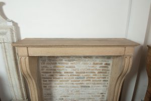 Tall, Elegant Antique Fireplace Mantel