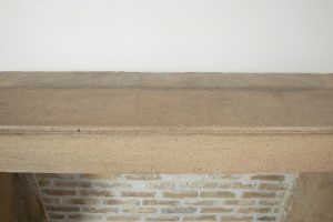 Tall, Elegant Antique Fireplace Mantel