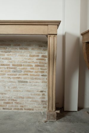 Tall, Elegant Antique Fireplace Mantel