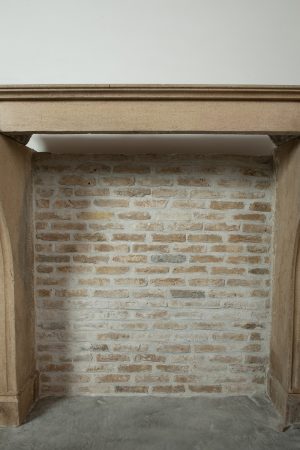 Tall, Elegant Antique Fireplace Mantel