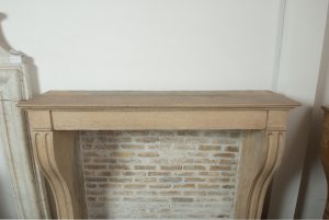 Tall, Elegant Antique Fireplace Mantel