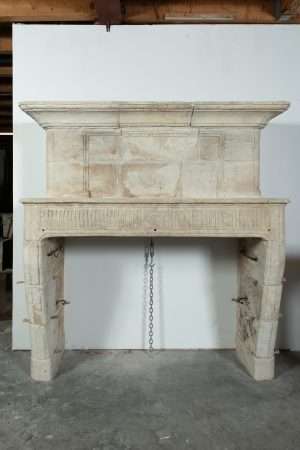 Antique Trumeau Fireplace Mantelpiece