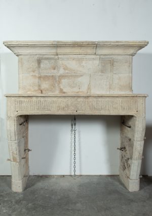 Antique Trumeau Fireplace Mantelpiece