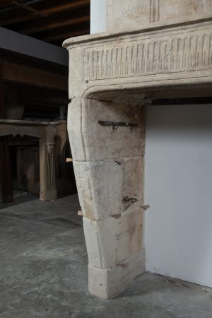 Antique Trumeau Fireplace Mantelpiece