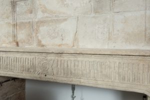 Antique Trumeau Fireplace Mantelpiece