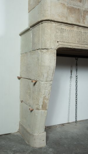 Antique Trumeau Fireplace Mantelpiece