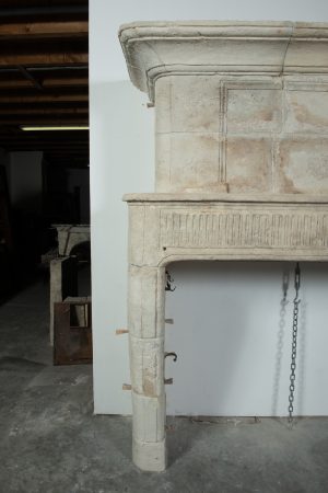 Antique Trumeau Fireplace Mantelpiece