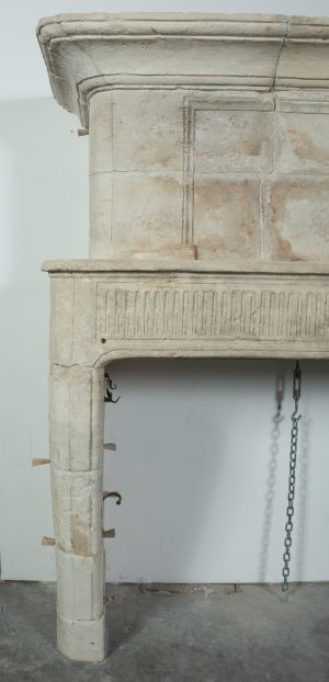 Antique Trumeau Fireplace Mantelpiece