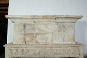 Antique Trumeau Fireplace Mantelpiece