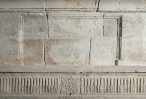 Antique Trumeau Fireplace Mantelpiece