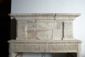 Antique Trumeau Fireplace Mantelpiece