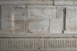 Antique Trumeau Fireplace Mantelpiece