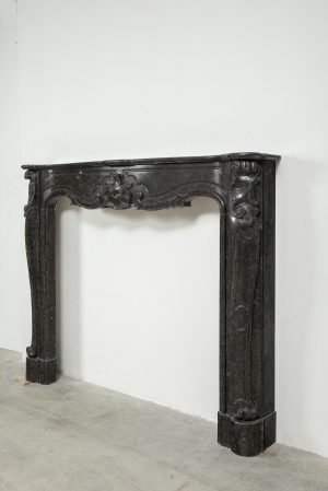 Impressive Antique Rococo Fireplace Mantel
