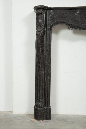 Impressive Antique Rococo Fireplace Mantel