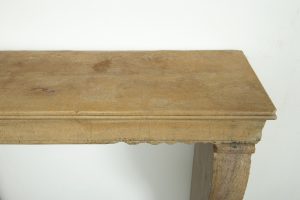 French Limestone Fireplace Mantel