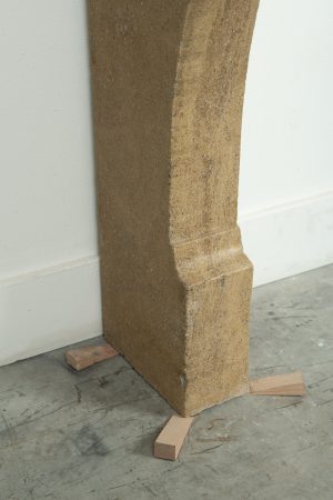 French Limestone Fireplace Mantel
