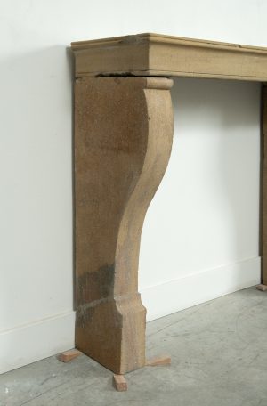 French Limestone Fireplace Mantel