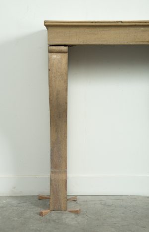French Limestone Fireplace Mantel