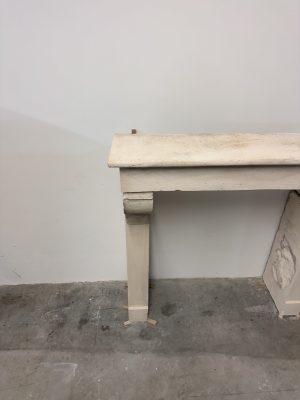 Budget-Friendly Limestone Fireplace