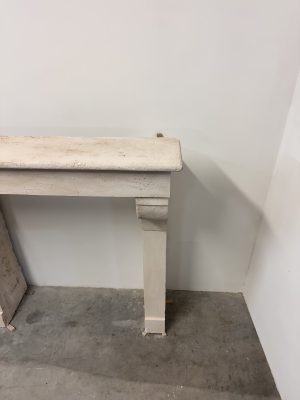 Budget-Friendly Limestone Fireplace