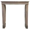 Tall Elegant French Limestone Fireplace Mantel