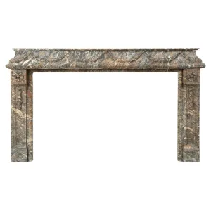 Rare 18th-Century Dutch Marble Fireplace Mantel