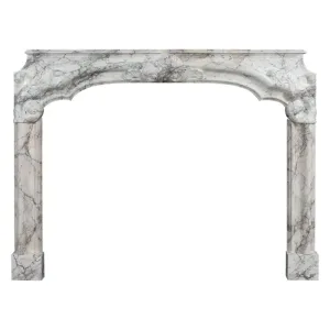 18th-Century Dutch Louis XIV Fireplace Mantel