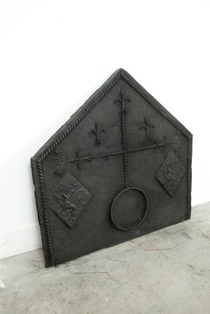 17th C. Heraldic Cast Iron Fireback
