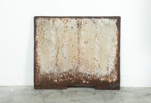 Antique French Cast Iron Fireback 1723