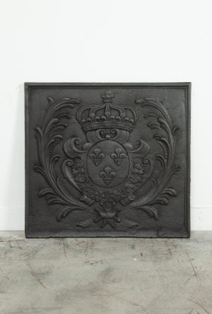 Antique Fireback with Crest