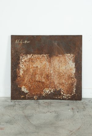 Antique Fireback with Crest