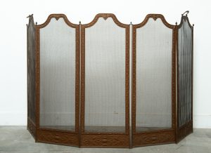 Large Antique Fireplace Screen