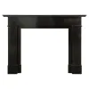 Architectural Black Marble Fireplace Mantel